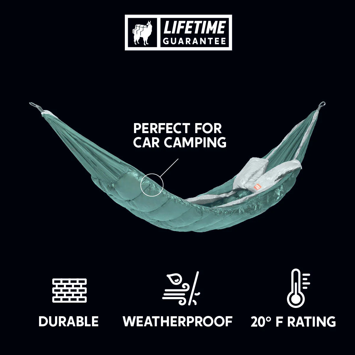 Evolution 20 Synthetic Sleeping Bag Hammock - Image 2