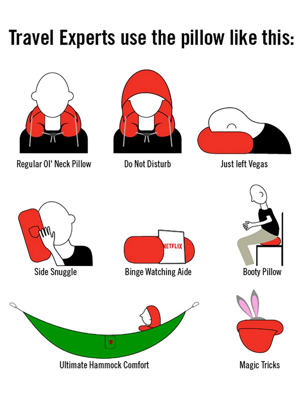 Hooded Travel Neck Pillow - Image 3
