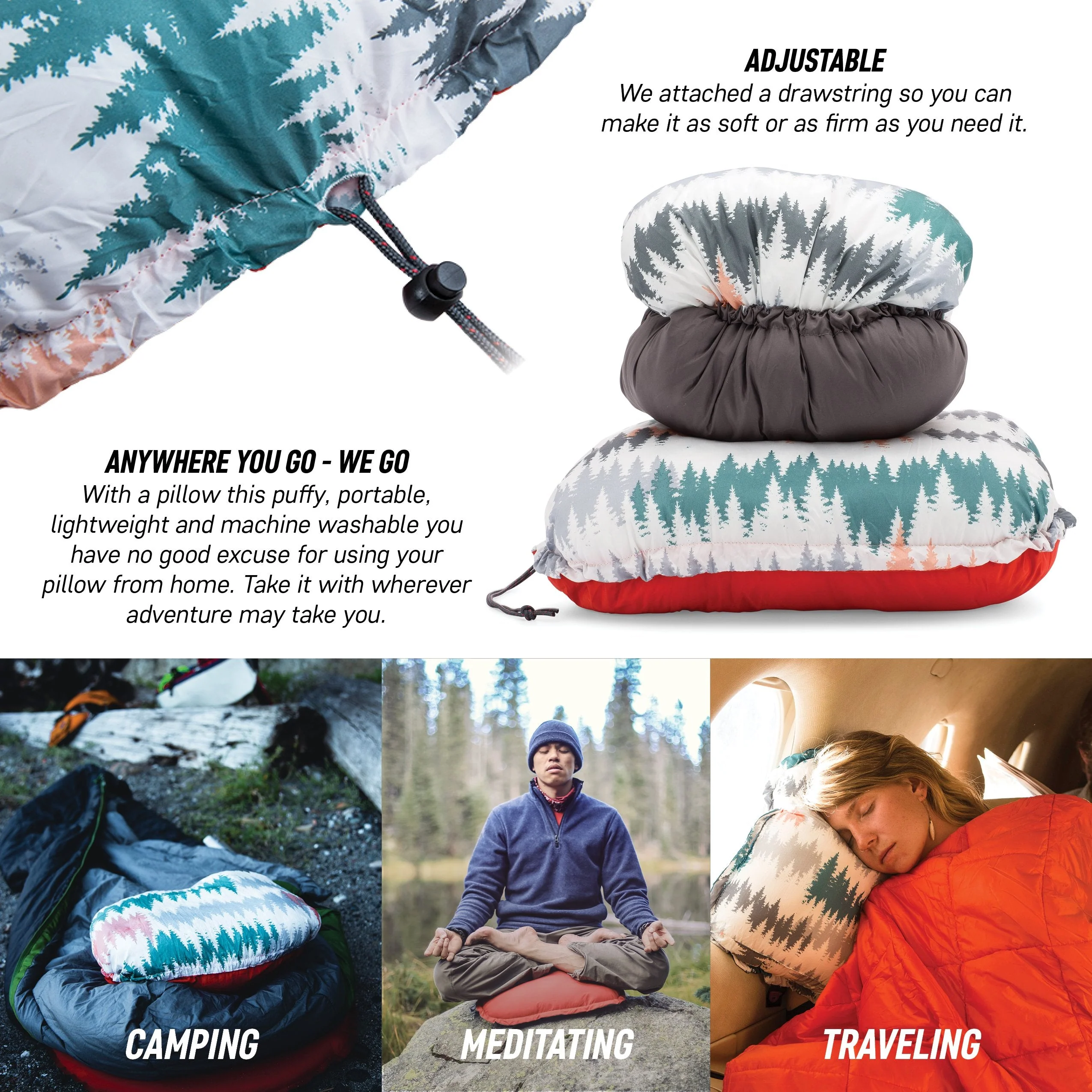 Puffy Adjustable Travel Pillow - Image 3